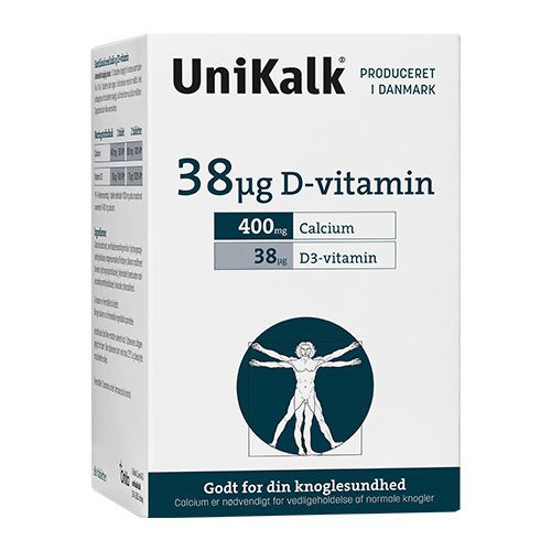 Unikalk D-vitamin 38 µg