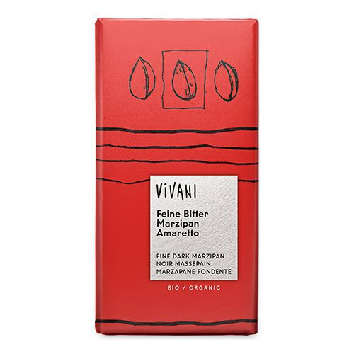 Vivani mørk marcipan Ø amaretto
