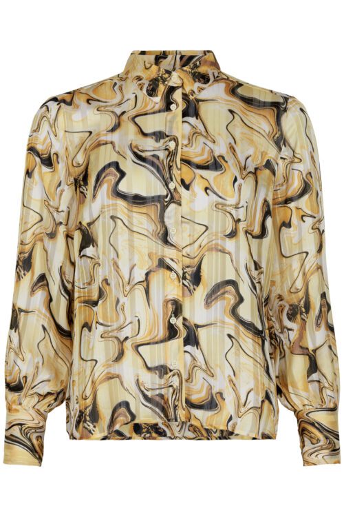 INWEAR REEMALW SHIRT 30105205 (Yellow Marbling 11696, 38)