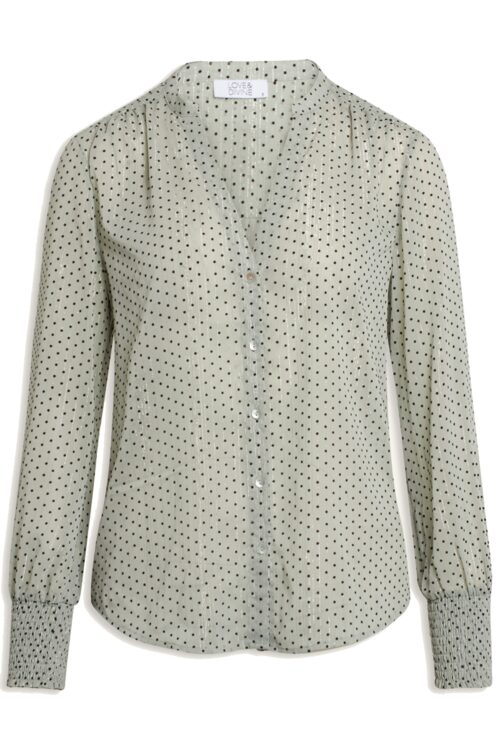 LOVE & DIVINE LOVE407-5 SKJORTE (Dusty Green, XS)