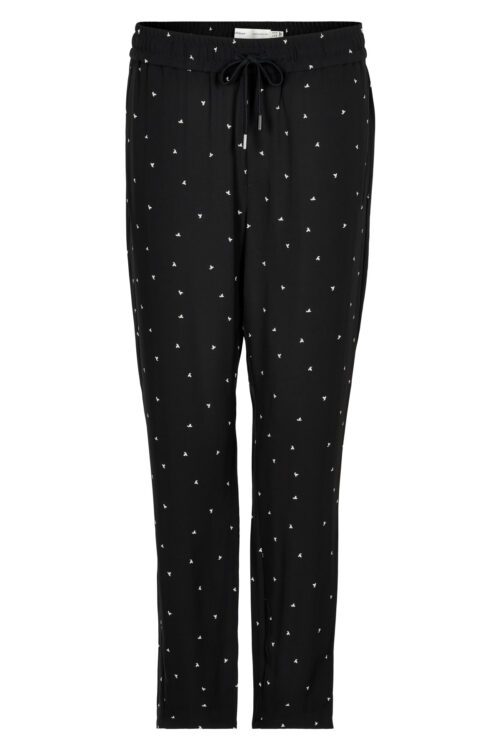 INWEAR ZANETALW BUKSER NICA FIT 30105577 300177 (Black Spaced Dot, 36)
