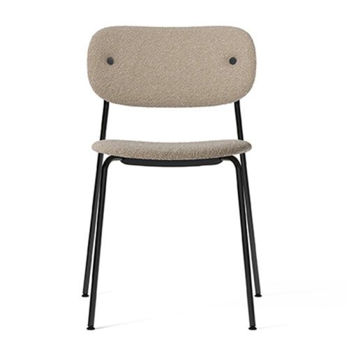 Menu Co Chair, fully upholstered, Black Sand T19028/004