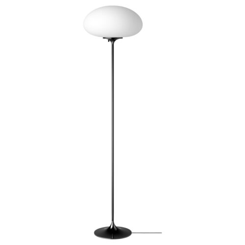 Gubi Stemlite Floor Lamp - H150 Black Chrome