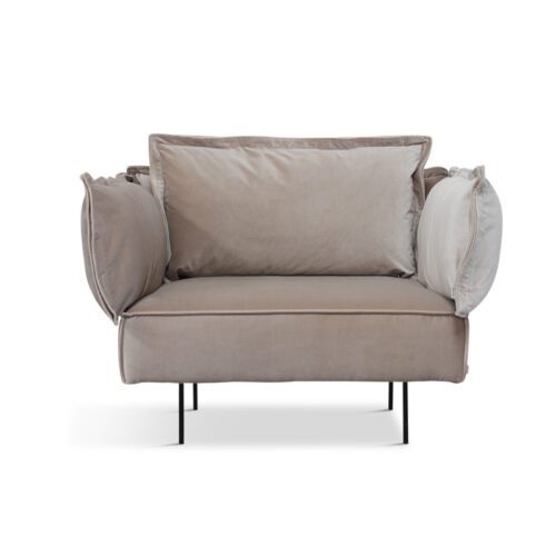 Handvärk Lounge Stol Sand