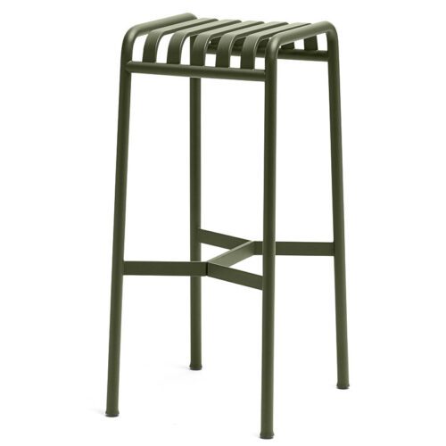HAY Palissade Bar Stool Olive