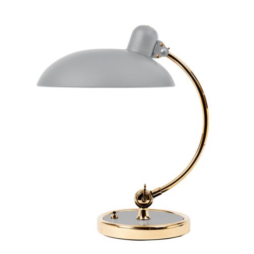 Kaiser Idell 6631-T Bordlampe Easy Grey & Messing