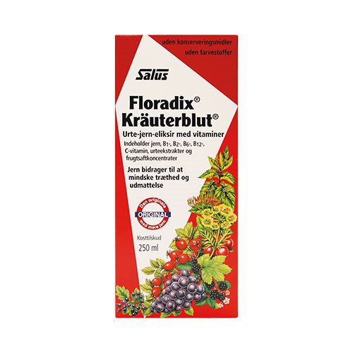 Floradix Kräuterblut  Urte-jern mikstur  Salus