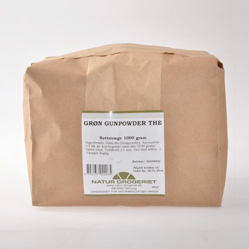 Grøn Gunpowder te