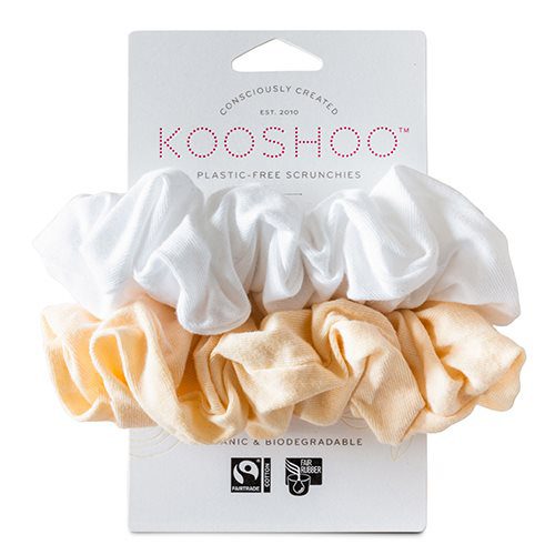 Hår scrunchie Natural Light 2 stk  - øko & plastikfri - 2 stk