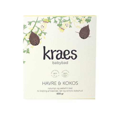 KRAES babybad - havre & kokos