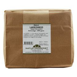 Lakridsrod skåret
