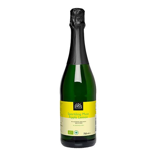 Mousserende æblemost Ø m. citron alkoholfri