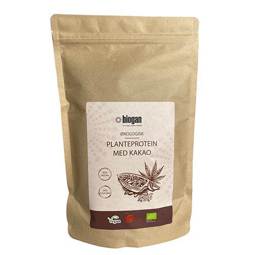 Planteprotein m. kakao vegansk Ø