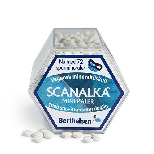 Scanalka Mineraler
