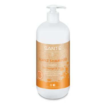 Shampoo Strength & Shine Familly orange & coconut Sante