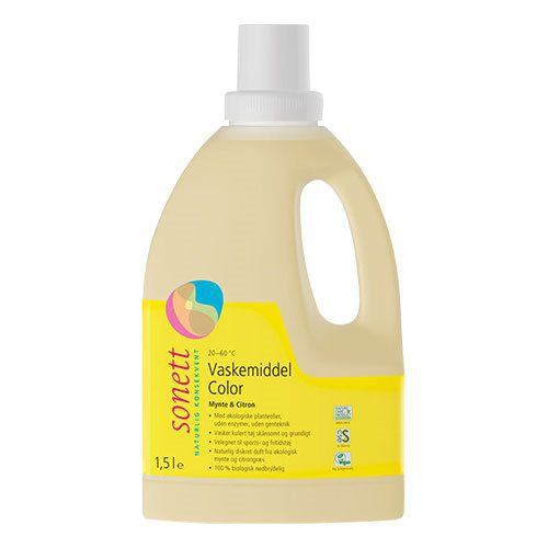 Vaskemiddel color mynte & Citron Sonett