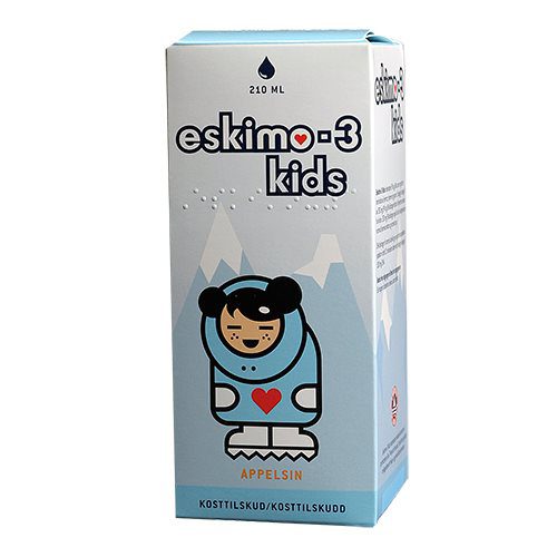 Eskio-3 Kids appelsin