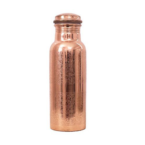 Kobber Vandflaske Indgraveret 600 ml