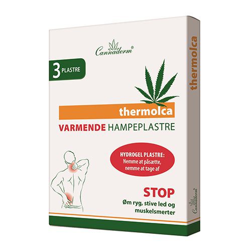 Varmende Hampeplastre 3 stk 10x14 cm Thermolca
