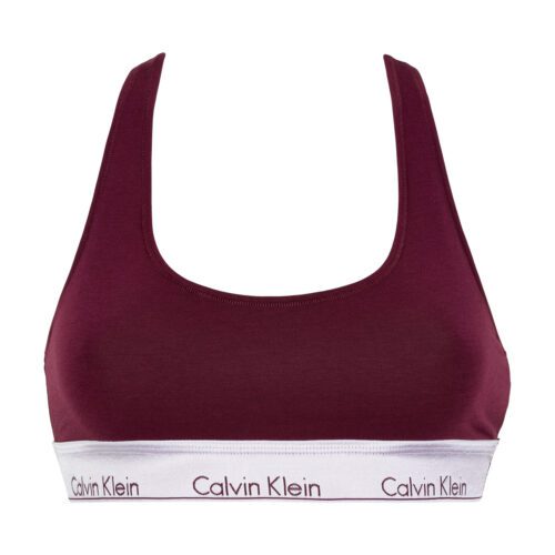 CALVIN KLEIN LINGERI BRALETTE F6127E WBW (Lush Burgundy, XL)