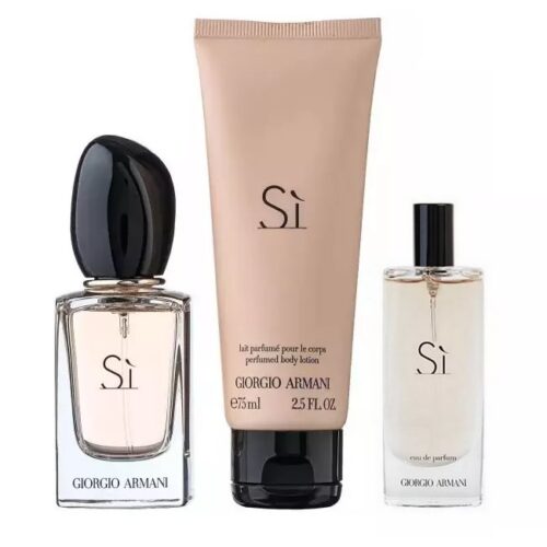 Giorgio Armani - Armani SÃ­ Gaveæske - 100 ml Edp - 15 ml Edp - Body Lotion