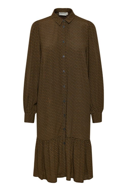 GESTUZ ELAYGZ SHORT KJOLE 10904839 100606 (Brown Logo, 34)