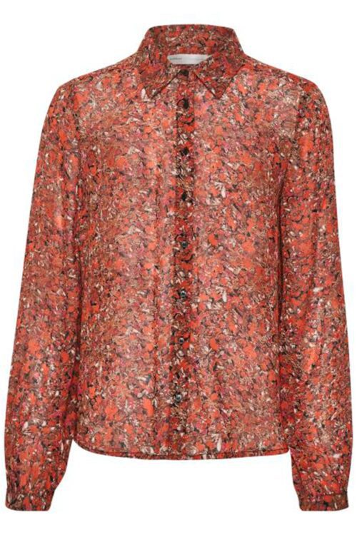 INWEAR PICALW SKJORTE 30105665 300293 (Orange Small Flower, 34)