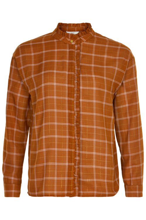 NÃMPH NUBETHESDA SKJORTE 7520016 5018 (Leather Brown, 36)