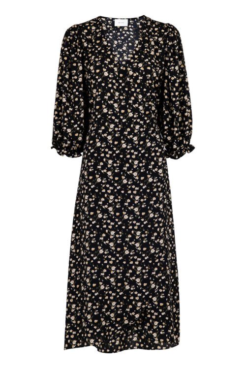 NEO NOIR CARISMA FLOWER KJOLE 154390 100 (Black, XS)