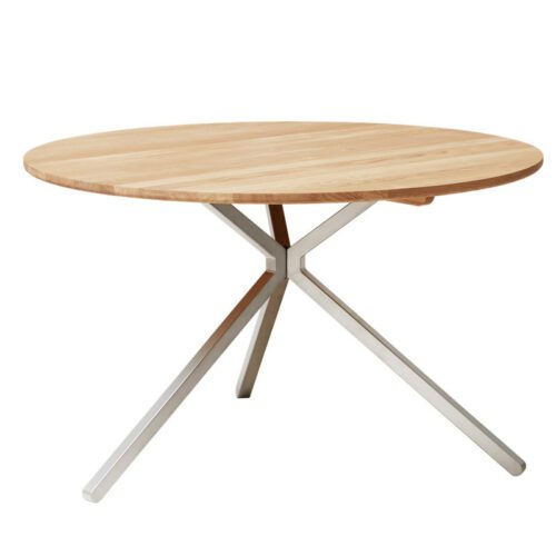 Form & Refine Frisbee Bord Ø120 Hvid Eg