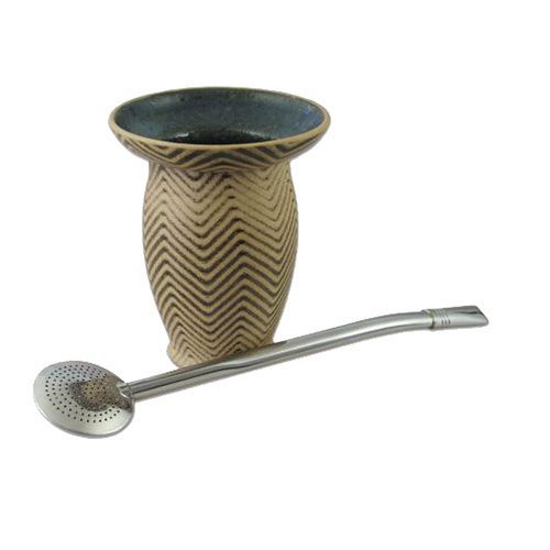Cuia keramik medium ca. 11 cm høj