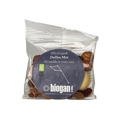 Delfin mix rå nødde & rosin Ø