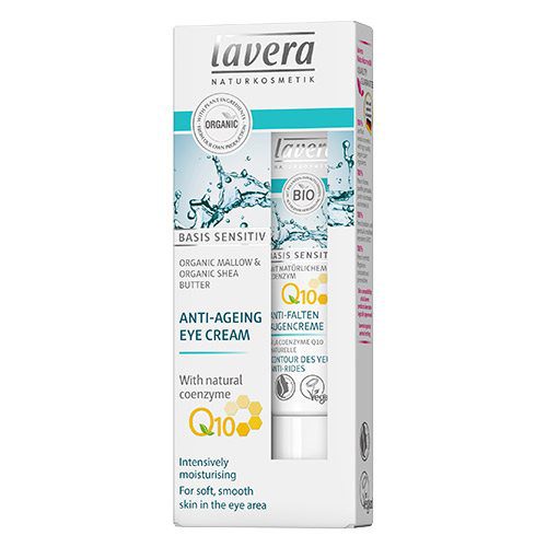 Eye Cream Q10 Anti-Ageing Basis Sensitiv Lavera Basis sensitiv