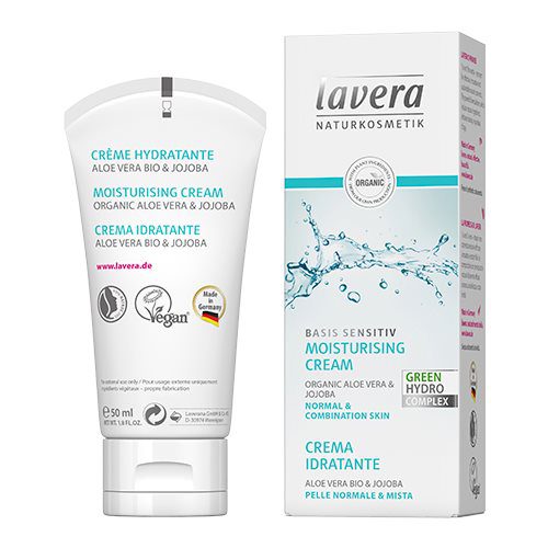 Moisturising Cream Aloe Vera & Jojoba, Normal &  Combination Skin Basis Sensitiv
