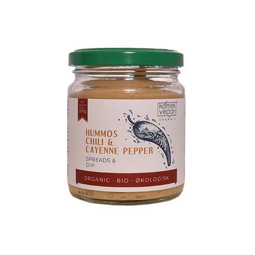 Smørepålæg Hummus Chili & Cayenne peber Ø
