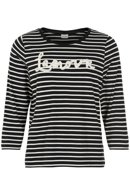 IN FRONT LAMOUR BLUSE 12908 (Black 999, L)