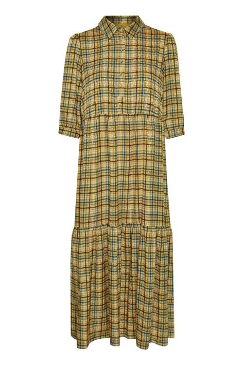 GESTUZ TJEKKEGZ KJOLE T (Yellow Check Print 90451, 36)