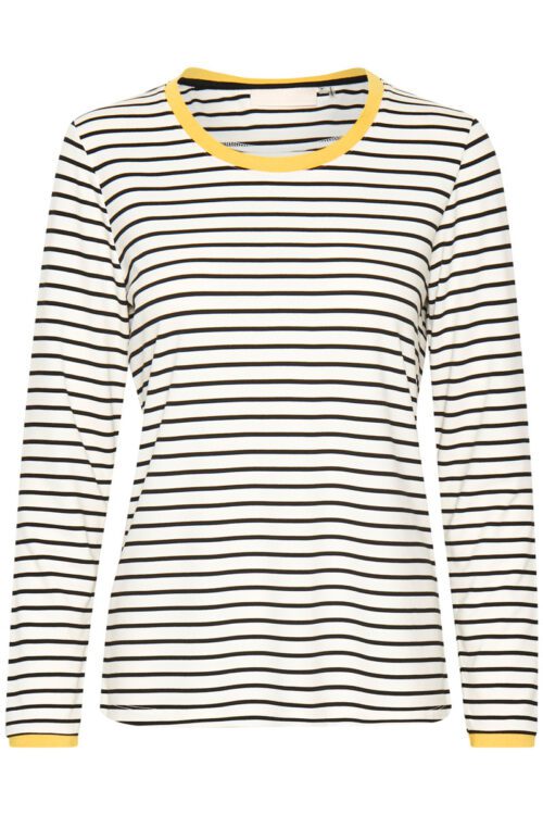 KAREN BY SIMONSEN IOWA LANGÆRMET TEE 10102265 (Gardenia 40011, XS)