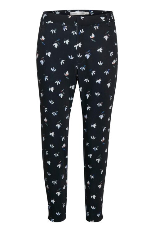 InWear NICA NO RIB PRINTED BUKSER 30104309 (Black Windy Petals 11510, 36)