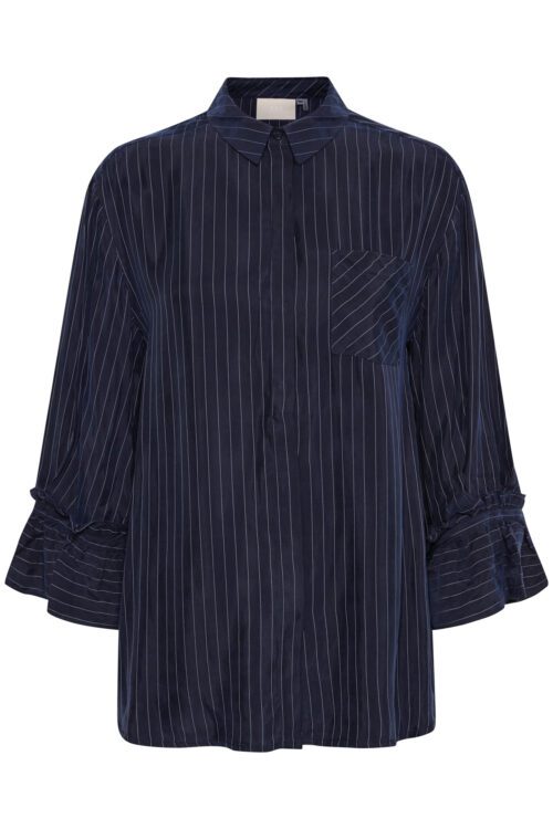 KAREN BY SIMONSEN KATITOKB SKJORTE 10102376 (Night Sky Striped 40549, 38)