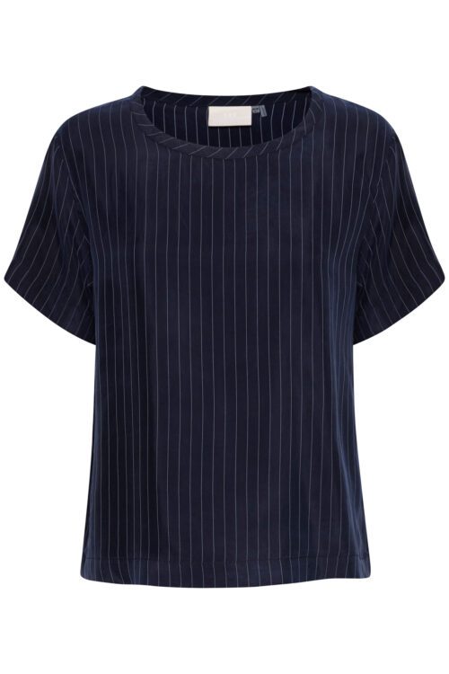 KAREN BY SIMONSEN KATITOKB BLUSE 10102375 (Night Sky Striped 40549, 38)