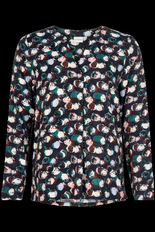 IN FRONT ROSEMARY BLUSE 13514 (Jade 616, S)
