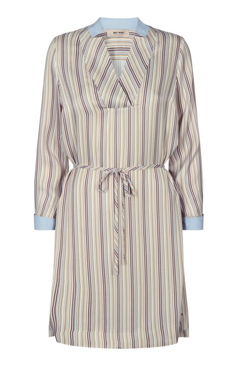 MOS MOSH LIPA RIVER KJOLE 132281 (Light Blue Stripe, 40)