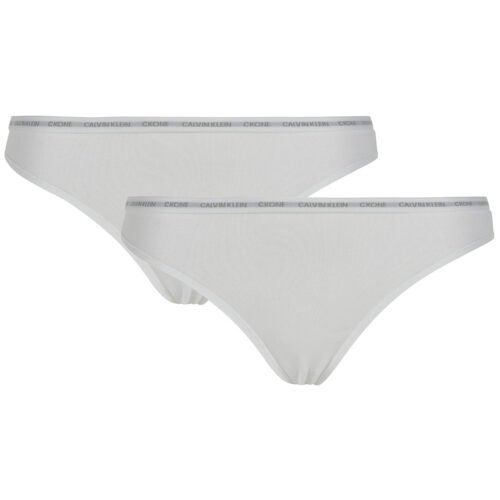 CALVIN KLEIN STRING 2 PACK D3788E 100 (White, XS)