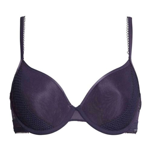 CALVIN KLEIN LIGHTLY LINED DEMI BH F5893E 7TP (Midnight Dragon, 70DD)