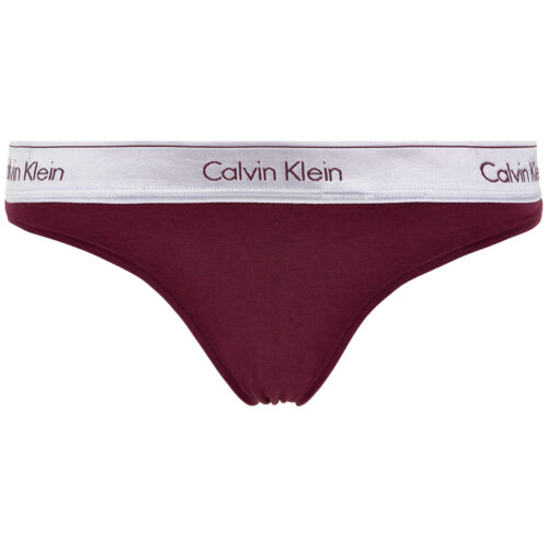 CALVIN KLEIN LINGERI STRING F6136 WBW (Lush Burgundy, L)
