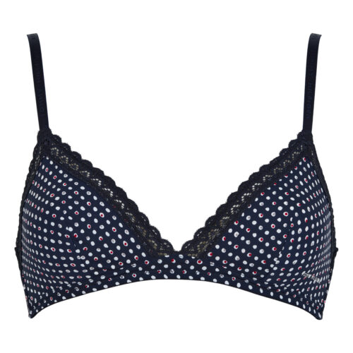 CALVIN KLEIN LINGERI TRIANGLE BH 02751 0HC (Disy Dot Print, M)