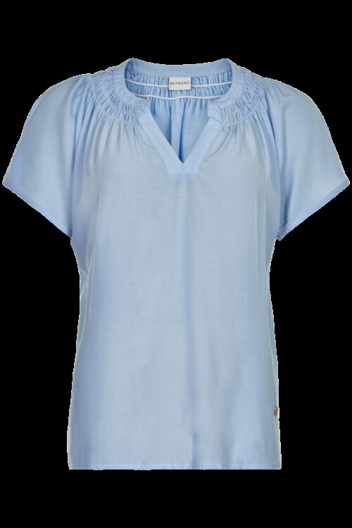 IN FRONT JONE BLUSE 14287 505 (Light Blue 505, S)