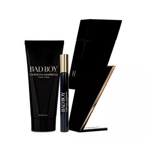 Carolina Herrera - Bad Boy Gaveæske inkl Travel Spray - 100 ml Edt
