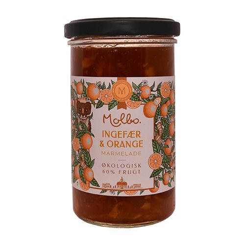 Ingefær & Orange marmelade Molbo Ø